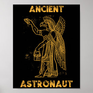 Anunnaki Ancient Astronaut Sumerischer Alien Theor Poster