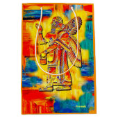 Anunnaki Artwork-Geschenktasche Mittlere Geschenktüte (Vorderseite)