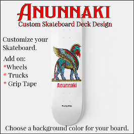 Anunnaki Custom Skateboard Deck