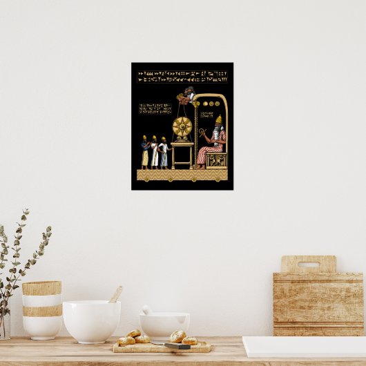 Anunnaki Gods Poster (Küche)