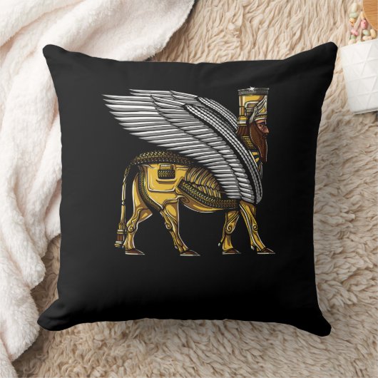 Anunnaki Guardian Alien Ancient Sumerian Kissen (Decke)
