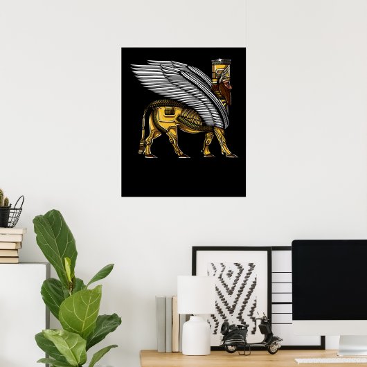 Anunnaki Guardian Alien Ancient Sumerian Poster (Heimbüro)