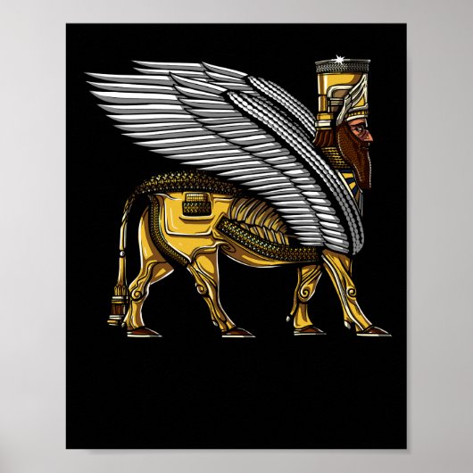 Anunnaki Guardian Alien Ancient Sumerian Poster (Vorne)