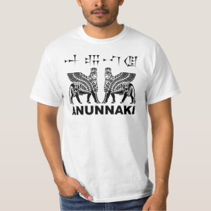 Anunnaki, Lamassu, Winged Bulls, (Schwarz) T-Shirt