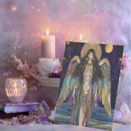 Anunnaki Star Goddess Inanna Art Nouveau Sockelschild