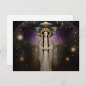 Anunnaki Star Goddess Ishtar Hochfrequenz Art Postkarte (Vorne/Hinten)