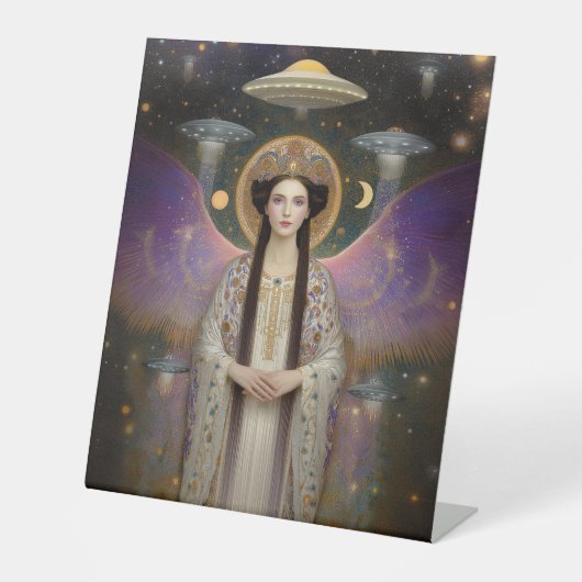 Anunnaki Star Goddess Ishtar Hochfrequenz Art Sockelschild (Vorderseite)