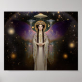 Anunnaki-Sterngöttin Ishtar High Frequency Art Poster (Vorne)
