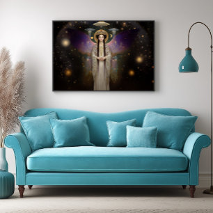 Anunnaki-Sterngöttin Ishtar High Frequency Art Poster