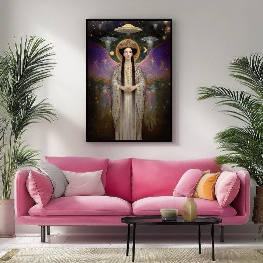 Anunnaki-Sterngöttin Ishtar High Frequency Kunst Poster