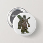 Anunnuki alter sumerischer alienExtraterrestrial Button (Vorne & Hinten)