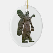 Anunnuki alter sumerischer alienExtraterrestrial Keramikornament (Rechts)