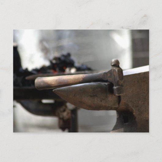 Anvil and Hammer Postkarte (Vorderseite)