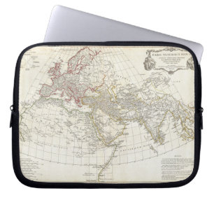 Anville Karte 1794 der Antike Laptopschutzhülle