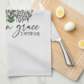 Anwachsen in Grace Geschirrtuch (Viertel Falte)