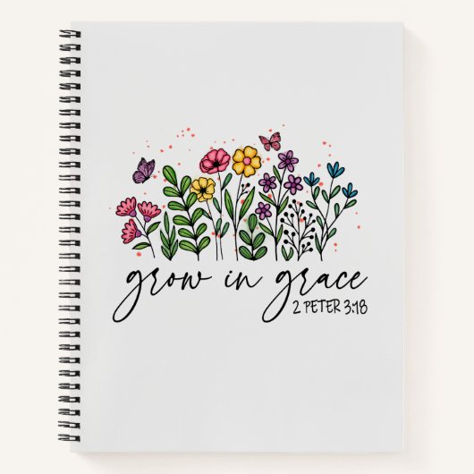 Anwachsen in Grace Notizblock (Vorderseite)