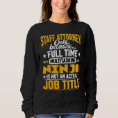 Anwalt Anwalt Titel Anwaltsanwalt Sweatshirt (Vorderseite)