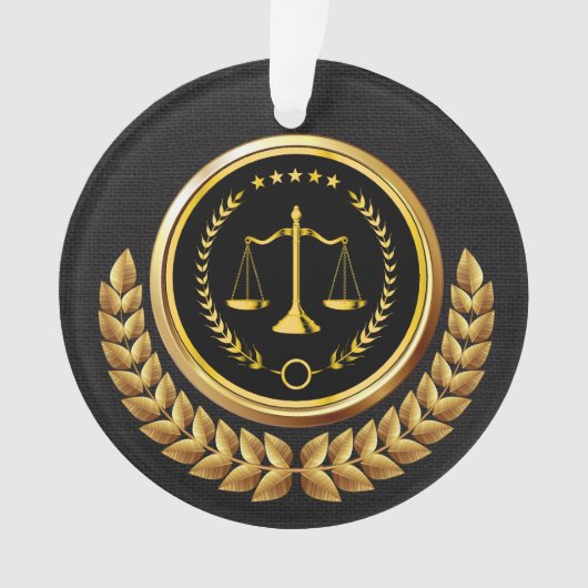 Anwalt - Anwaltskanzlei Ornament (Vorderseite)