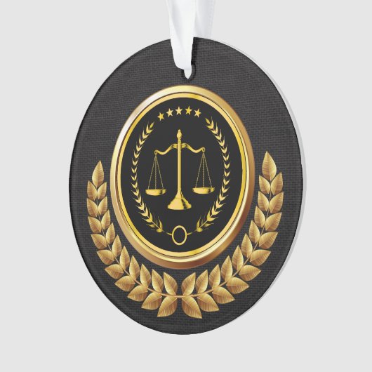 Anwalt - Anwaltskanzlei Ornament (Vorderseite)