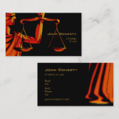 ANWALT AUF RECHT - Visitenkarte (Vorne/Hinten)