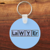 Anwalt aus Elementen Schlüsselanhänger (Vorderseite)