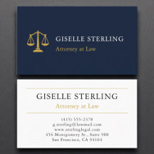 Anwalt bei Law Navy Blue Gold