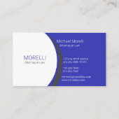 Anwalt Beruflich Visitenkarte (Rückseite)