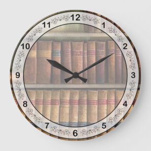 Anwalt - Bücher - Rechtsbücher Große Wanduhr