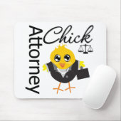 Anwalt Chick v2 Mousepad (Mit Mouse)