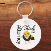 Anwalt Chick v3 Schlüsselanhänger (Vorderseite)