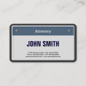 Anwalt Cooler Führerschein Visitenkarte (Vorderseite)