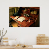 Anwalt - Der Schreibtisch eines Gentleman Poster (Küche)