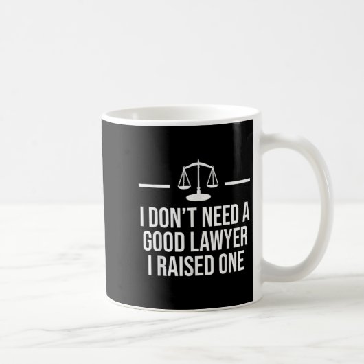 Anwalt Eltern Vater Mutter Jurastudium Abschluss Kaffeetasse (Rechts)