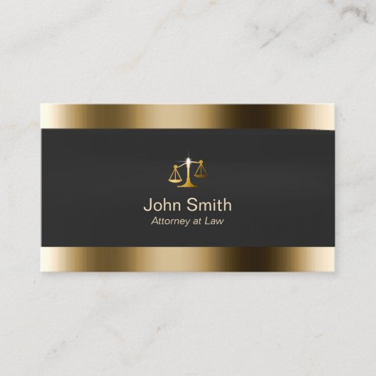Anwalt für berufliche Goldgrenzen Visitenkarte (Vorderseite)