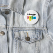 Anwalt für die Künste Button (Beispiel)