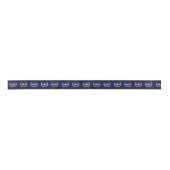 Anwalt Gift Navy Blue Satin Ribbon Satinband (Vorderseite)