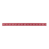 Anwalt Gifts Red Satin Ribbon Satinband (Vorderseite)