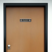 Anwalt in Juristenskala Gold Türschild