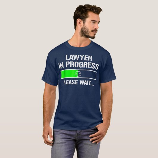 Anwalt in Progress T - Shirt Funny Law School T-Sh (Vorne ganz)