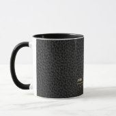 Anwalt Kunstleder Benutzername Schwarz  Tasse (Links)