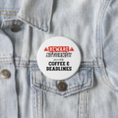 Anwalt mit Kaffee und Fristen | Rechtsanwältin Button (Beispiel)