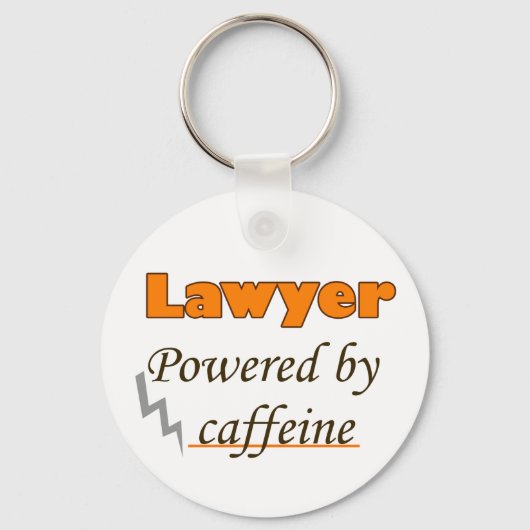 Anwalt mit Koffein Schlüsselanhänger (Vorderseite)