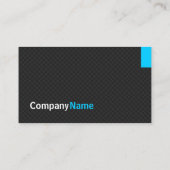 Anwalt - Modernes Twill Grid Visitenkarte (Rückseite)