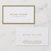 Anwalt -, perlt der elegante Professioneller Visitenkarte (Vorne/Hinten)