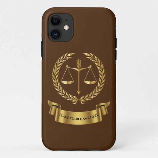Anwalt Personalisiert Case-Mate iPhone Case (Rückseite)