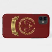 Anwalt Personalisiert Case-Mate iPhone Case (Rückseite (Horizontal))