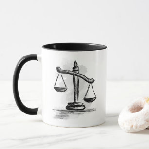 Anwalt. Rechtsanwalt. Geschenk. Justizwesen Tasse