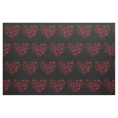 Anwalt Rotes Herz - Liebe Recht Grunge Kunst Stoff (Fat Quarter (45,7 x 55,9 cm))