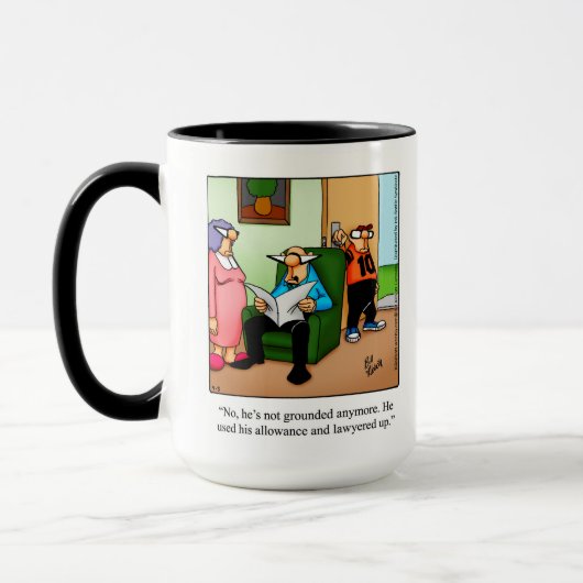 Anwalt Spaß Tasse Geschenk (Links)