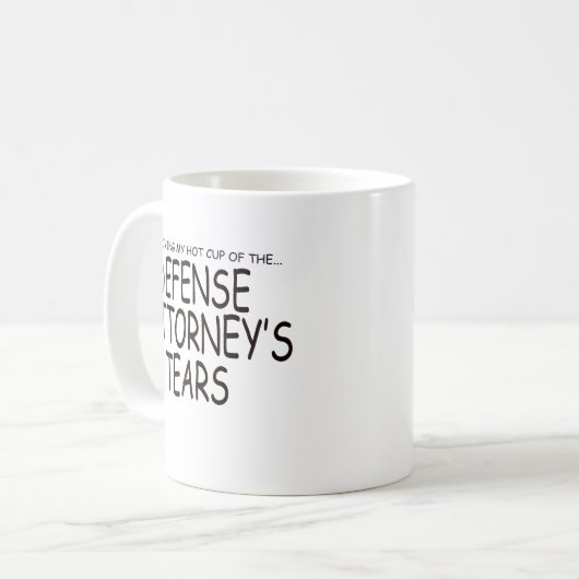 Anwalt Tasse Kleiner Anwalt Tasse 11 oz 15 oz Tee (Vorderseite Links)